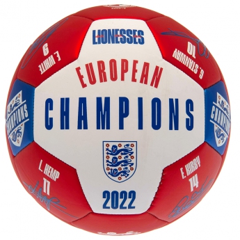 Echipa națională de fotbal balon de fotbal Lionesses European Champions Signature Football size 5