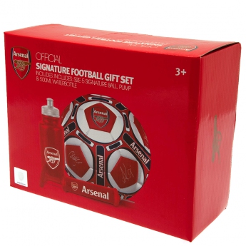 FC Arsenal set de fotbal water bottle - hand pump - size 5 ball - RD