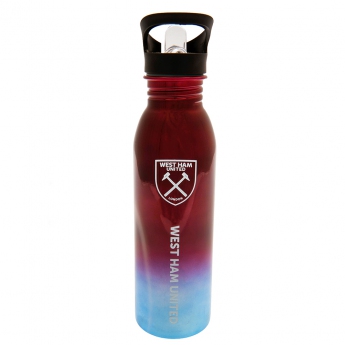 West Ham United sticlă de băut UV Metallic Drinks Bottle