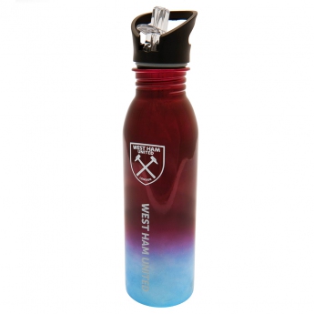 West Ham United sticlă de băut UV Metallic Drinks Bottle