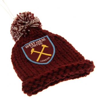 West Ham United căciulă auto Hanging Bobble Hat