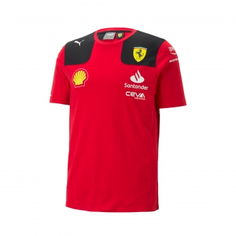 Ferrari tricou de bărbați Leclerc official red F1 Team 2023