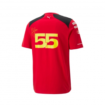 Ferrari tricou de bărbați Sainz official red F1 Team 2023