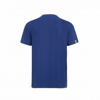 Ayrton Senna tricou de bărbați Signature Logo navy 2021