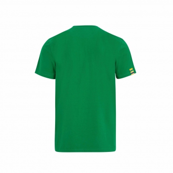 Ayrton Senna tricou de bărbați Signature Logo green 2021