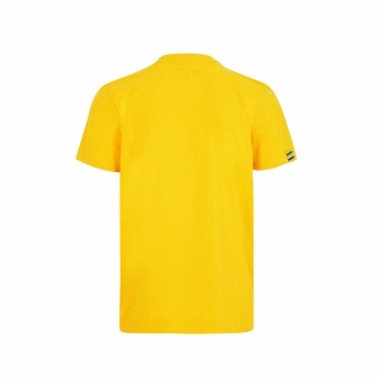 Ayrton Senna tricou de bărbați Signature Logo yellow 2021