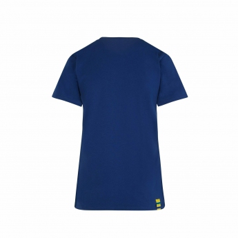 Ayrton Senna tricou de dama Signature Logo navy 2021