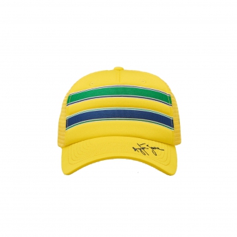 Ayrton Senna șapcă de baseball Signature Stripe 2021