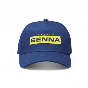 Ayrton Senna șapcă de baseball Signature Logo navy 2021