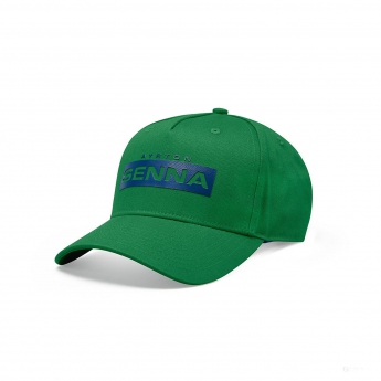 Ayrton Senna șapcă de baseball Signature Logo green 2021