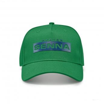 Ayrton Senna șapcă de baseball Signature Logo green 2021