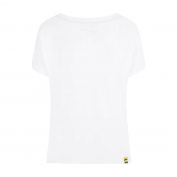 Ayrton Senna tricou de dama Flag white 2022