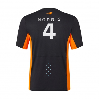 Mclaren Honda tricou de bărbați official Lando Norris Phantom black F1 Team 2023