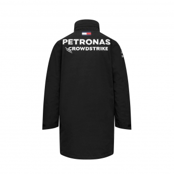 Mercedes AMG Petronas geacă de bărbați cu glugă Rain official black F1 Team 2023