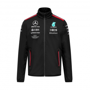 Mercedes AMG Petronas geacă de bărbați Softshell official black F1 Team 2023