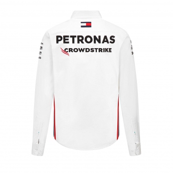 Mercedes AMG Petronas cămașă de bărbați official white F1 Team 2023