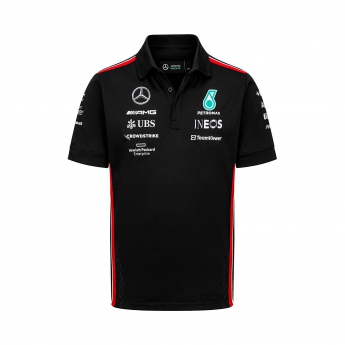 Mercedes AMG Petronas tricou polo official black F1 Team 2023