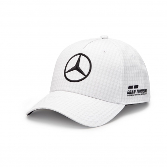 Mercedes AMG Petronas șapcă de baseball pentru copii Lewis Hamilton white F1 Team 2023