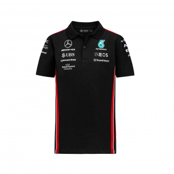 Mercedes AMG Petronas tricou polo de copii official black F1 Team 2023