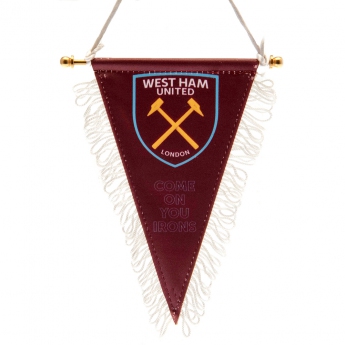 West Ham United steag Triangular Mini Pennant