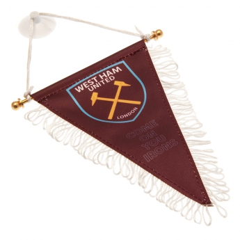 West Ham United steag Triangular Mini Pennant