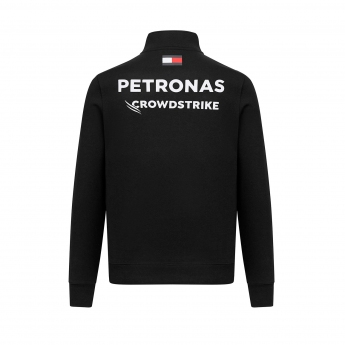 Mercedes AMG Petronas hanorac de bărbați official 1/4 Zip black F1 Team 2023