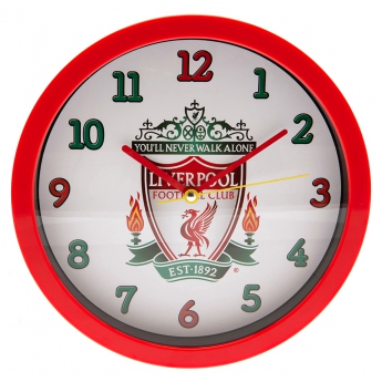 FC Liverpool ceasuri Wall Clock white