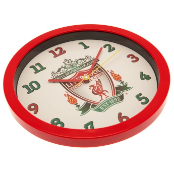 FC Liverpool ceasuri Wall Clock white