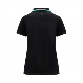 Mercedes AMG Petronas tricou polo de damă Classic Black F1 Team 2023