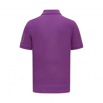 Mercedes AMG Petronas tricou polo Lewis Hamilton purple F1 Team 2023