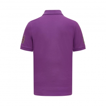 Mercedes AMG Petronas tricou polo Lewis Hamilton purple F1 Team 2023