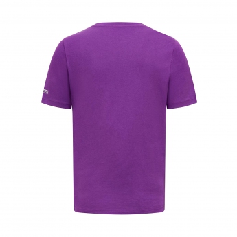 Mercedes AMG Petronas tricou de bărbați Lewis Hamilton logo purple F1 Team 2023