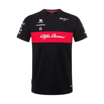 Alfa Romeo Racing tricou de bărbați official black F1 Team 2023