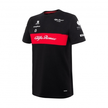 Alfa Romeo Racing tricou de bărbați official black F1 Team 2023