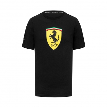 Ferrari tricou de bărbați Shield black F1 Team 2023