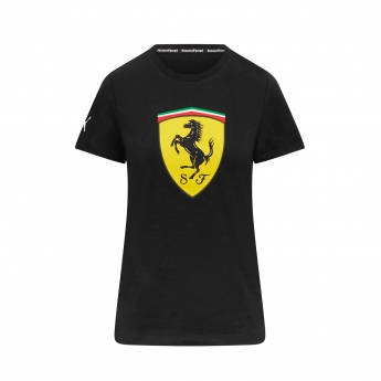 Ferrari tricou de dama Shield black F1 Team 2023