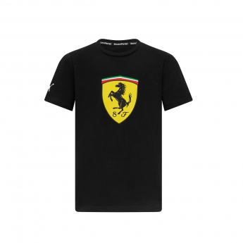 Ferrari tricou de copii Shield black F1 Team 2023