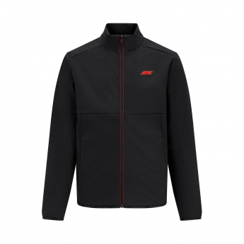 Formula 1 geacă de bărbați Logo Softshell Black F1 Team 2023