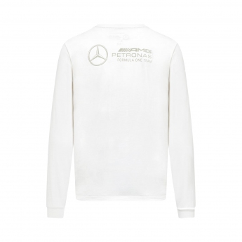 Mercedes AMG Petronas tricou de bărbați cu mânecă lungă White Classic F1 Team 2023