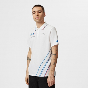 BMW Motorsport tricou polo white 2023