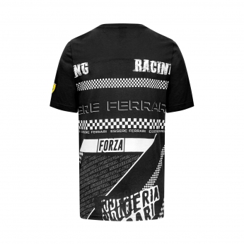 Ferrari tricou de bărbați Graphic Black F1 Team 2023