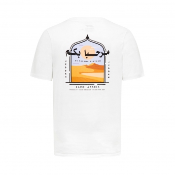 Formula 1 tricou de bărbați Saudi RS White F1 Team 2023