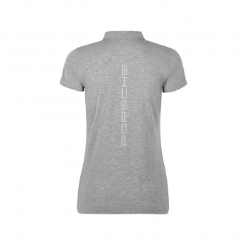 Porsche Motorsport tricou polo de damă logo grey 2021