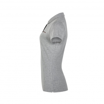 Porsche Motorsport tricou polo de damă logo grey 2021