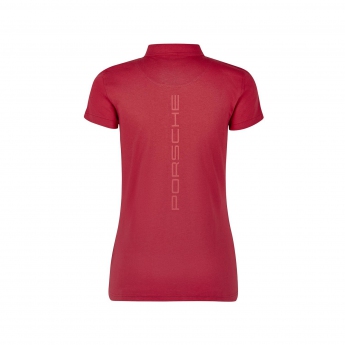 Porsche Motorsport tricou polo de damă Logo Red 2021