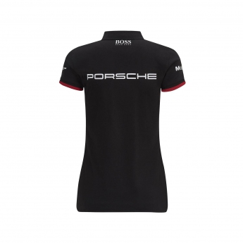 Porsche Motorsport tricou polo de damă official black 2021