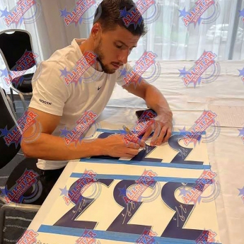 Legende tricou înrămat Manchester City FC Dias Signed Shirt (Framed)
