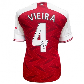 Legende tricou înrămat Arsenal FC Vieira Signed Shirt