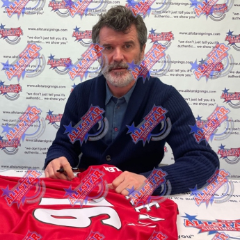 Legende tricou de fotbal Manchester United FC Keane Signed Shirt