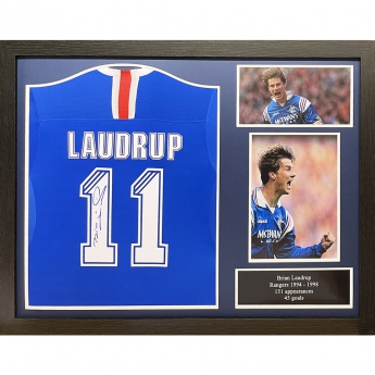 Legende tricou înrămat 2019-2020 Laudrup Signed Shirt (Framed)
